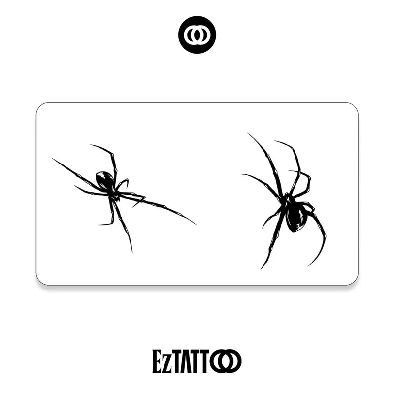 Estilo e Audácia com Durabilidade Tatuagem Temporária Aranha