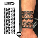 Tribal Geométrica Tatuagem Temporária