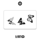 Borboletas Elegantes Tatuagem Temporária