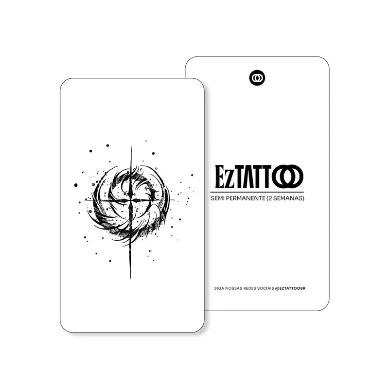 Espiral Artística Tatuagem Temporária