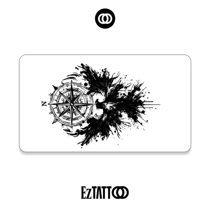 Fênix do Norte Tatuagem Temporária