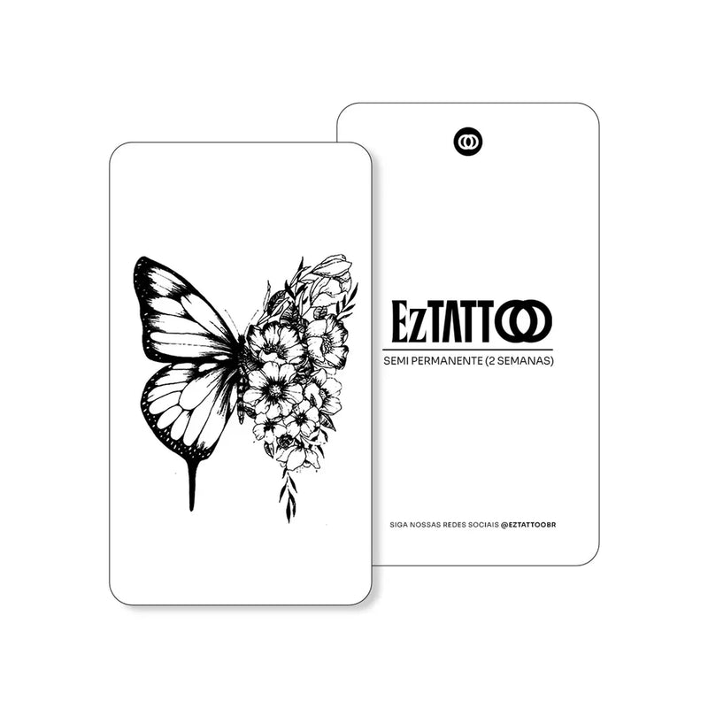 Borboleta Tatuagem Temporária