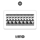 Tribal Geométrica Tatuagem Temporária