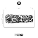 Entre Asas e Horas Braço Fechado Tatuagem Temporária