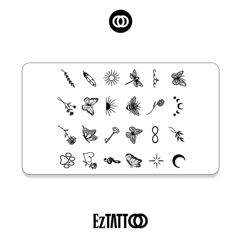 Animal e Simbólica Tatuagem Temporária