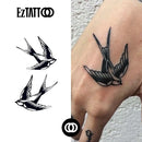 Andorinhas Old School Tatuagem Temporária
