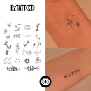 Romântica Minimalista Tatuagem Temporária