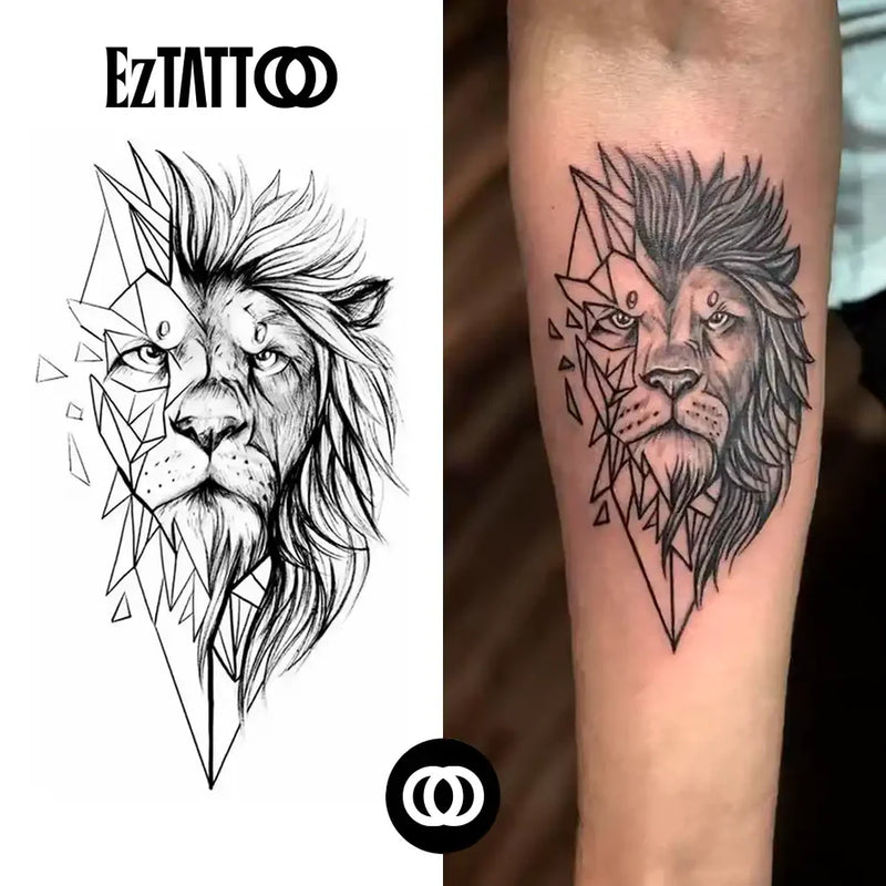 Instinto Rachado Tatuagem Temporária