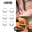 Sorriso Minimalista Tatuagem Temporária